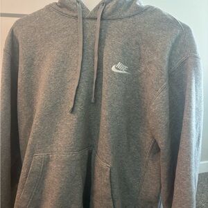 Nike Men's Heather Gray Hoodie